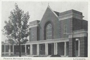 Letchworth Primitive Methodist church: picture from an undated postcard | provided by Randle Knight