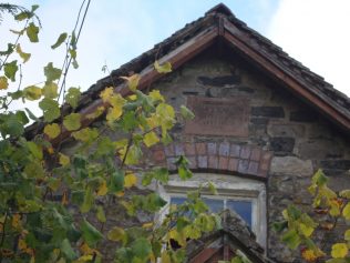 Date tablet on former Ditton Priors (Bent Lane) Primitive Methodist chapel | John Povall 2018