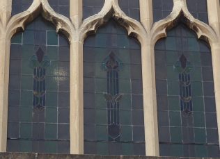 5. Shepshed Primitive Methodist Chapel (ii), glass, east window 5. 1913 Shepshed Primitive Methodist Chapel, glass, east window | Geoffrey Oxley 17 April 2019