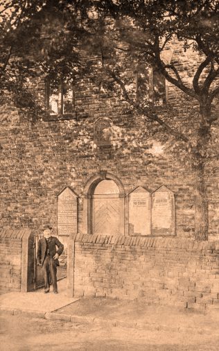 John Brace Evans outside the Greave Fold Sunday School | Supplied by Arthur Steevens