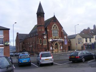 Primitive Central Do-Nut Chesterfield former Chesterfield Holywell Cross Primitive Methodist chapel as Livingstone's night club | Godfrey Holmes