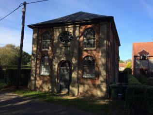 East-Rudham taken by Laurence Elliott, Oct 2018, showing changes now it is in residential use