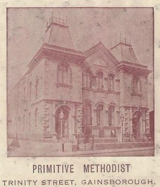 Gainsborough PM Church Gainsborough Trinity Street Primitive Methodist chapel | provided by Randle Knight