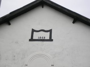 Dalton in Furness, Ulverston Road Chapel, date plaque, 3.7.2016 | G.W. Oxley