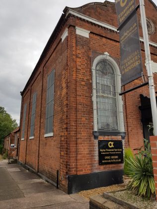 Sedgley Primitive Methodist chapel side Sedgley Primitive Methodist chapel left side view | Keith Allden 2019