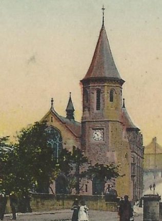 Chester le Street Primitive Methodist chapel from a postcard sent in 1907 | provided by Randle Knight