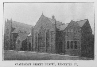 Claremont Street Primitive Methodist chapel | Primitive Methodist Magazine 1907/529