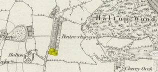 1879 map shows small building to rear of property