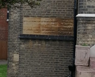 Foundation stone Leytonstone PM Chapel