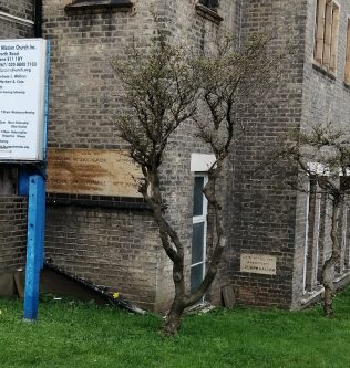 Foundation stone Leytonstone PM Chapel