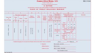 555 2 16 45 Hexham Hexham: Return from the Primitive Methodist chapel in the 1851 Census of Places of Public Religious Worship | transcribed by David Tonks