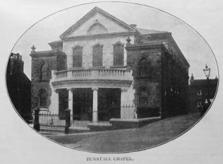 Jubilee Tunstall Primitive Methodism in Tunstall