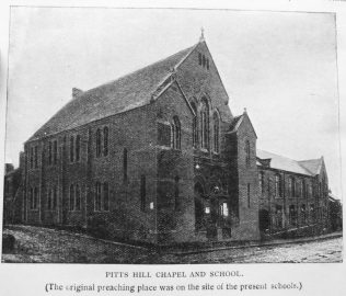 Pitts Hill 1910 Primitive Methodism in Tunstall
