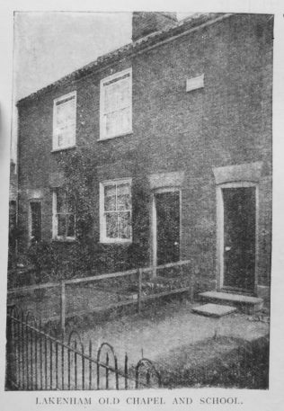 Lakenham Old Chapel 1912 Our Church in Norwich