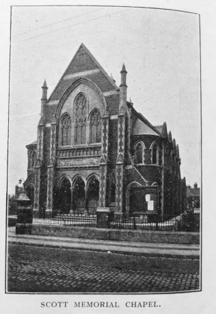 Scott Memorial 1912 Our Church in Norwich