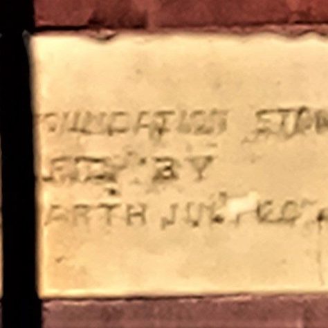 Lingdale PM 4 1897 Lingdale Primitive Methodist chapel: memorial stone | Pat Donnor August 2023