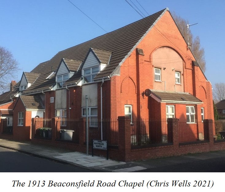 New Ferry Primitive Methodist Mission Hall and Chapel N S My