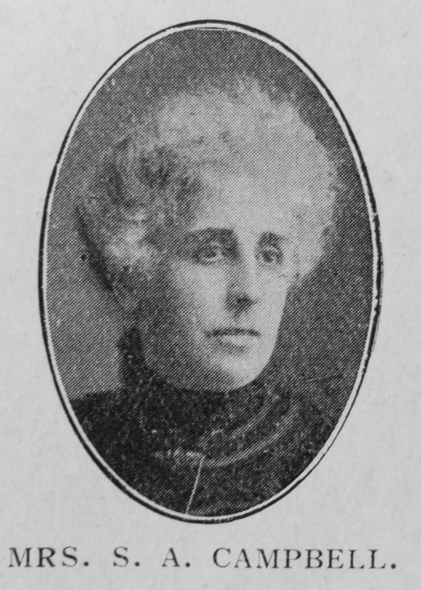 Campbell, Sarah Annie (nee Telford) (18611914) Surnames beginning