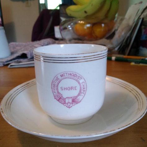 Shore Chapel china tea-cup and saucer | contributed by Alice Peters nee Howe 