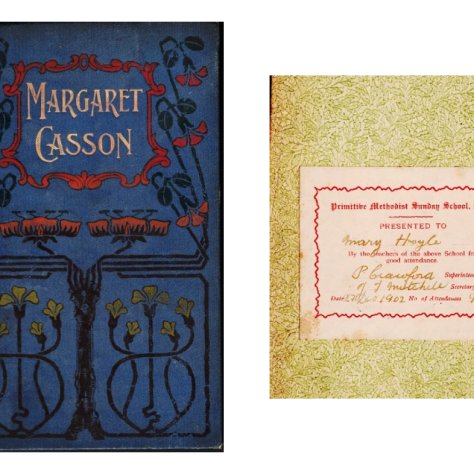 Sunday School Attendance Prize presented to Mary Hoyle 1902 | From Alice Peters nee Howe 