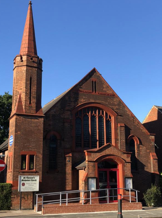 Burton on Trent Belvedere Road Primitive Methodist chapel (now St