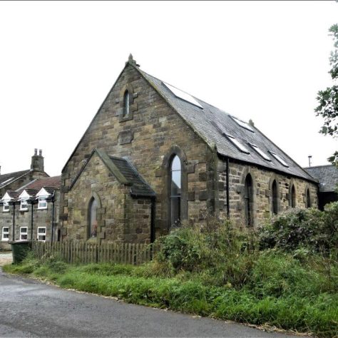 Street Houses PM 2 Datestone on Street Houses Primitive Methodist chapel | Pat Donnor August 2023