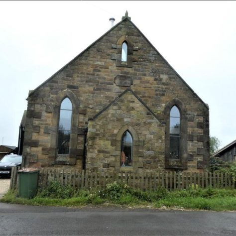 Street Houses PM 3 Front wall of Street Houses Primitive Methodist chapel | Pat Donnor August 2023
