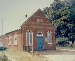 Brisley Primitive Methodist chapel Brisley Primitive Methodist chapel | Keith Guyler 1987