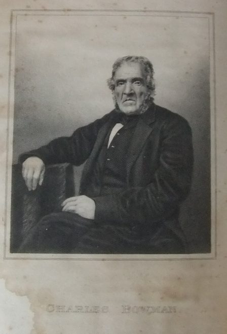 Bowman, Charles (1795-1875) | Surnames beginning with B ...