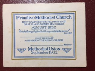 August 1932 Class Ticket. | Rev. David Leese