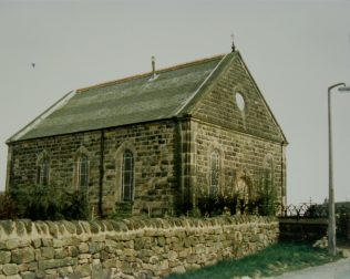 1887 Kirk Ireton Primitive Methodist Chapel as it was in 1987.  Notes with the photograph say that the Sunday School was used as the Church since 1987 | Keith Guyler 1987