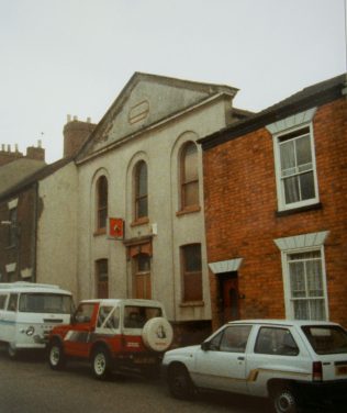 1837 Grantham Commercial Road Primitive Methodist Chapel as it was in 1991. It was enlarged or rebuilt in 1876. At the time of Keith Guyler's photograph it was Electric Social Club | Keith Guyler 1991