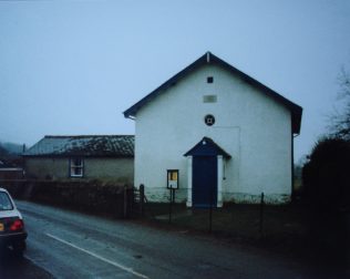 St Mary Bourne Primitive Methodist chapel with the 1839 chapel in the graveyard to the left of the 1859 chapel. | Keith Guyler 1991