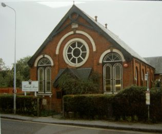 1902 Whitchurch Primitive Methodist chapel in London Street, as it was in 1990 when it was in commercial use. | Keith Guyler 1990