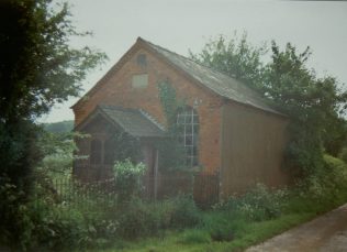 1851 Birtley Primitive Methodist Chapel  as it was in 1993. It closed in the 1980s and was pending disposal, derelict. The parents of A S Peake are buried here | Keith Guyler 1993