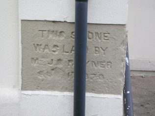 Foundation stone on chapel Foundation stone on chapel | G.W. Oxley - July 2016