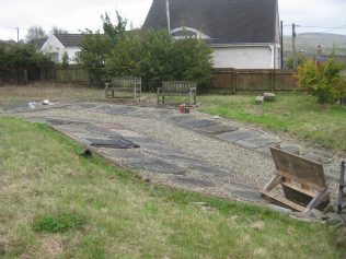 Photo.1 View of gravestones laid flat | Photo taken October 2017 by E & R Pearce