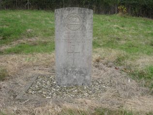 Photo of the war grave of R.U.J. Churchill | Photo taken October 2017 by E & R Pearce