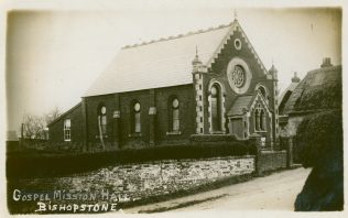 Bishopstone Primitive Methodist chapel.  The words 