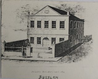 1834 Burslem Primitive Methodist chapel 1834 Burslem Primitive Methodist chapel | Englesea Brook Museum picture and postcard collection