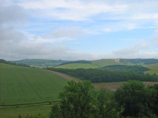 The Bourne Valley between Combe and Linkenholt The Bourne Valley between Combe and Linkenholt