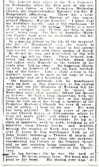 Charles Paulson funeral report Charles Paulson funeral report | Worksop Guardian 19 Mar 1926