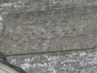 The plaque reads Primitive Methodist Chapel 1866 The plaque reads Primitive Methodist Chapel 1866