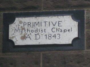 The chapel plaque of Cote Brook P M Chapel The chapel plaque of Cote Brook P M Chapel | Photo taken July 2015 by E & R Pearce