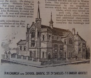 South Shields Baring Street Primitive Methodist chapel South Shields Baring Street Primitive Methodist chapel | Christian Messenger 1905/176