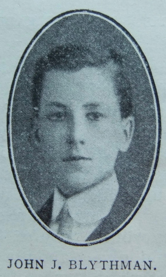 Blythman, John Joseph (1895-1913) | Surnames beginning ...