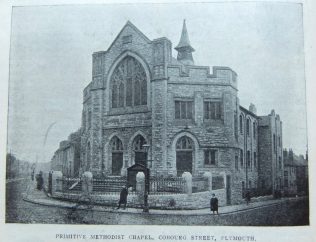 Plymouth Cobourg Street Primitive Methodist chapel | Christian Messenger 1914/89