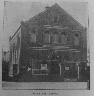 Scunthorpe High Street Primitive Methodist chapel | Christian Messenger 1918/168