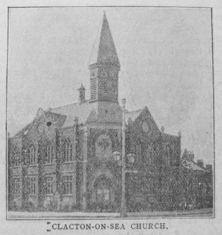 Clacton on Sea Primitive Methodist chapel | Christian Messenger 1918/268