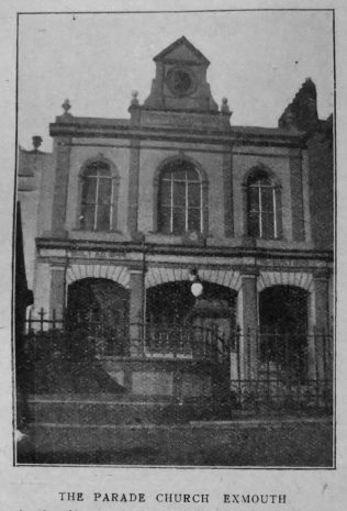 Exmouth The Parade Primitive Methodist chapel Exmouth The Parade Primitive Methodist chapel | Christian Messenger 1920/74